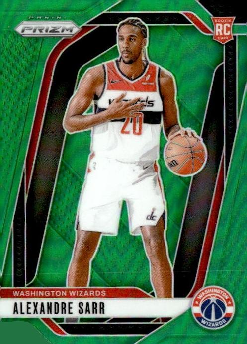 2024 Panini Prizm Basketball Green Alexandre Sarr #264 PSA 9