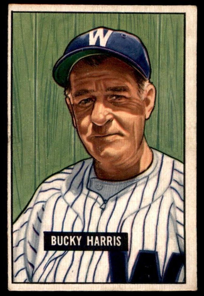 1951 Bowman Baseball Bucky Harris #275