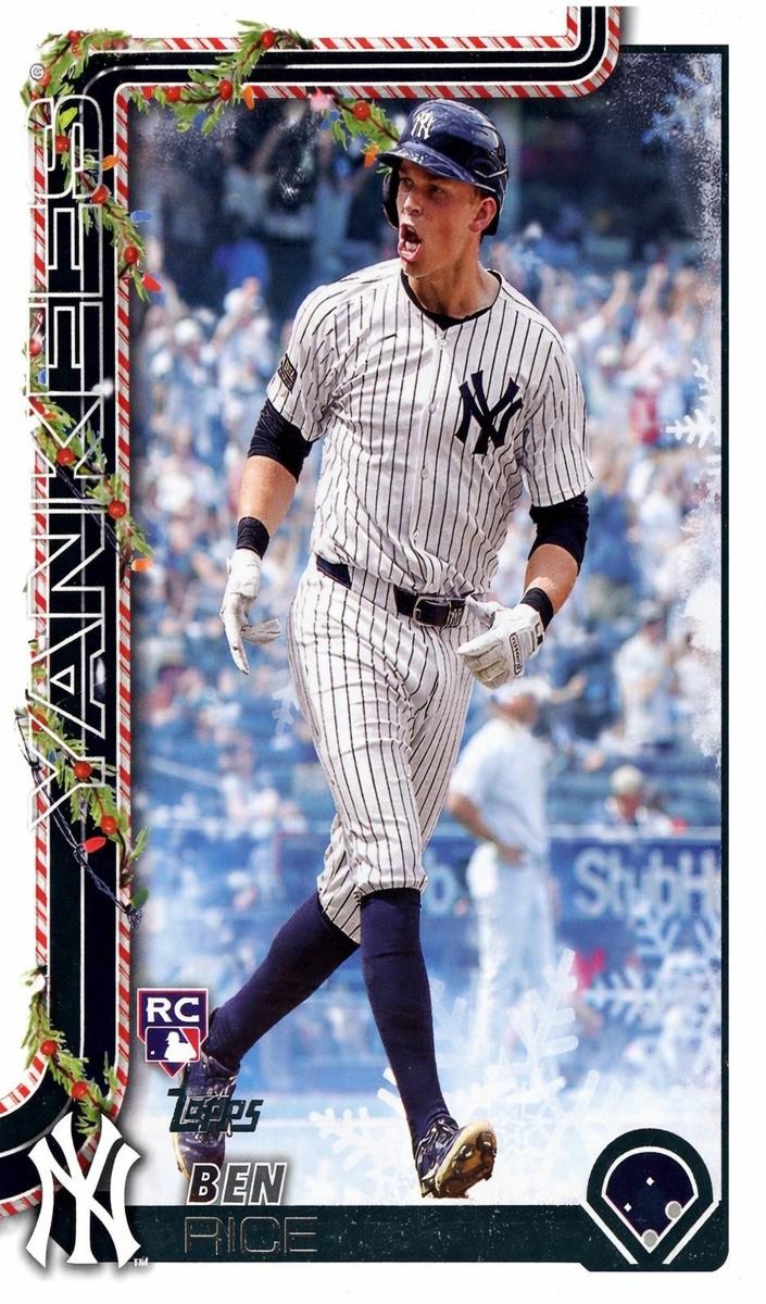 2025 Topps Holiday Baseball Ben Rice #H8