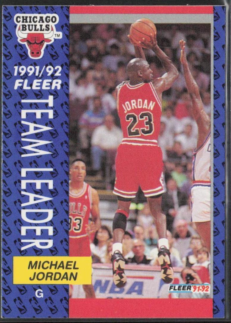1991 Fleer Basketball Michael Jordan #375 RAW Ungraded