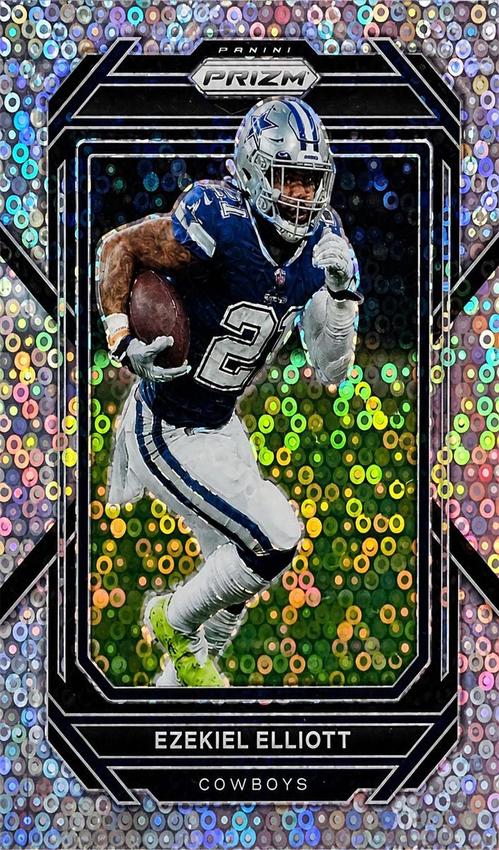 2022 Panini Prizm Football No Huddle Ezekiel Elliott #77