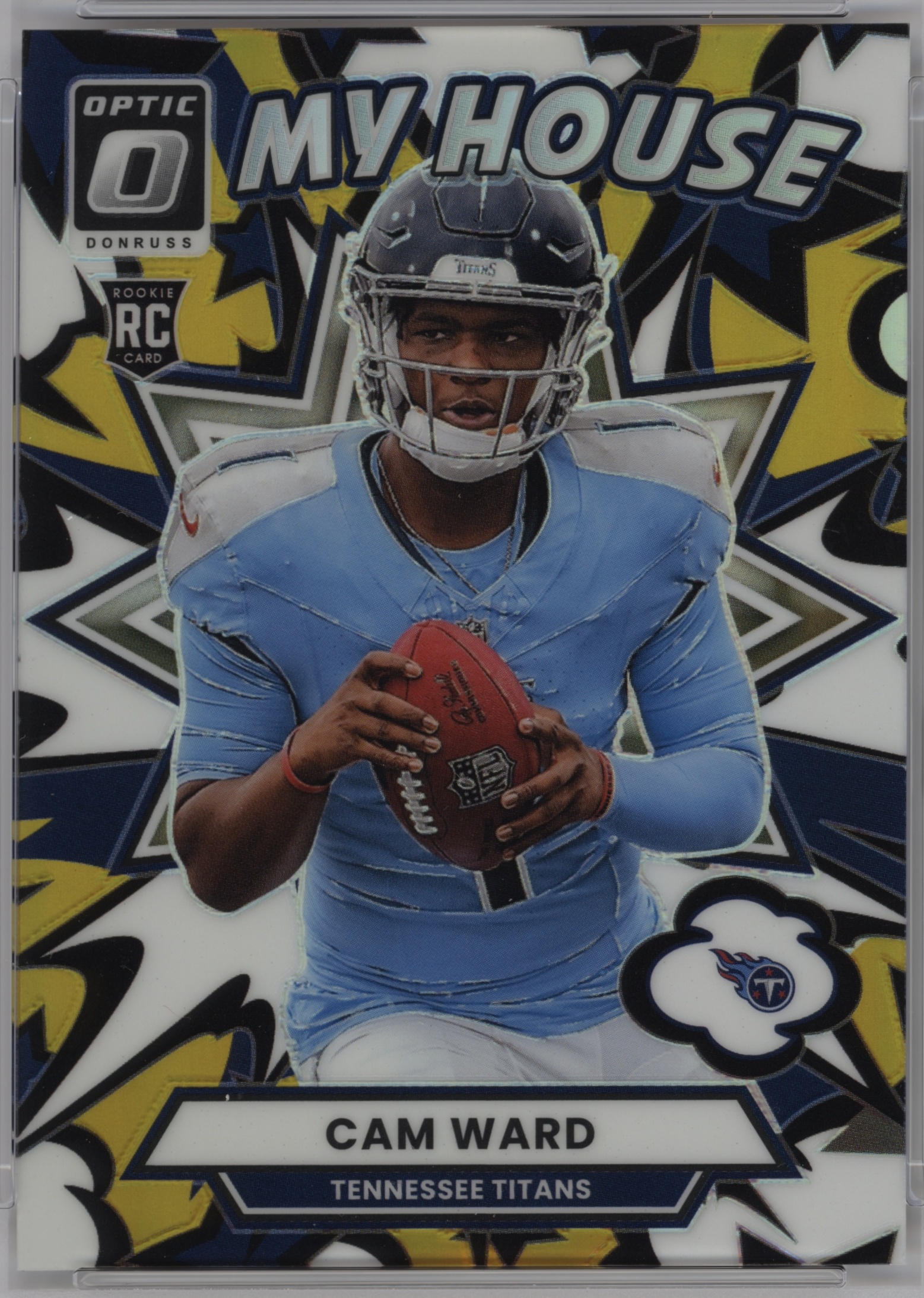 2025 Donruss Optic Football Gold Cam Ward #1