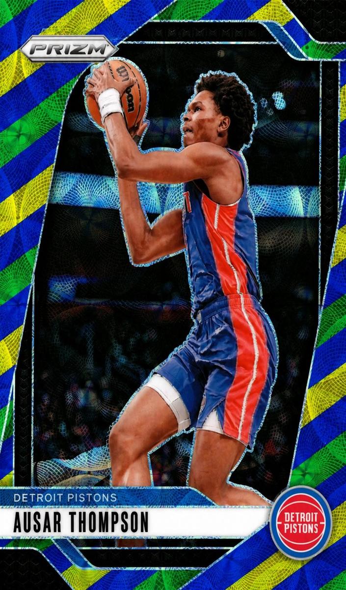 2024 Panini Prizm Basketball Choice Blue Yellow and Green Ausar Thompson #147