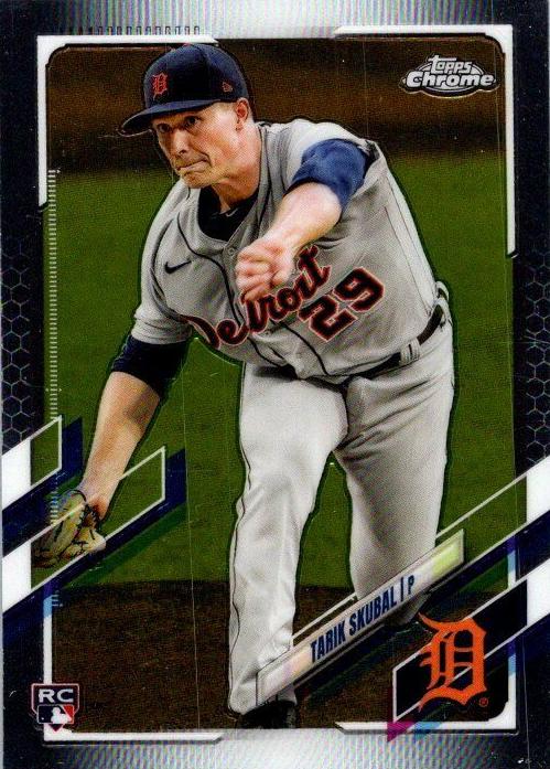 2021 Topps Chrome Ben Baller Baseball Tarik Skubal #103