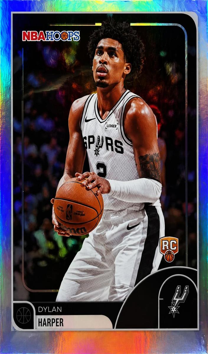 2025 Topps NBA Hoops Basketball Dylan Harper #7 RAW Ungraded