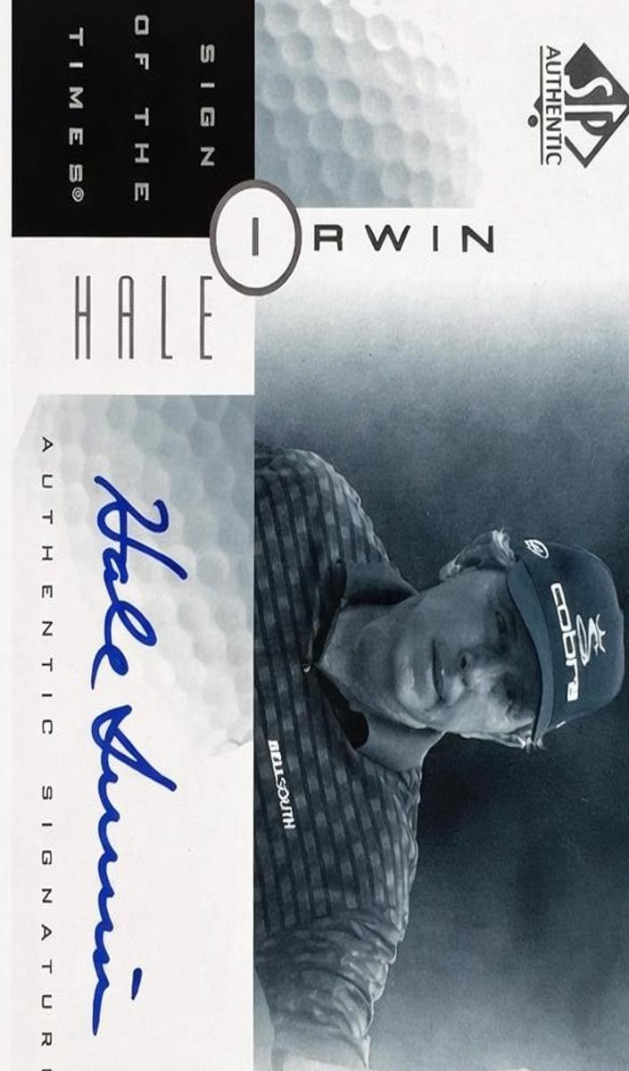 2001 SP Authentic Golf Hale Irwin #HI