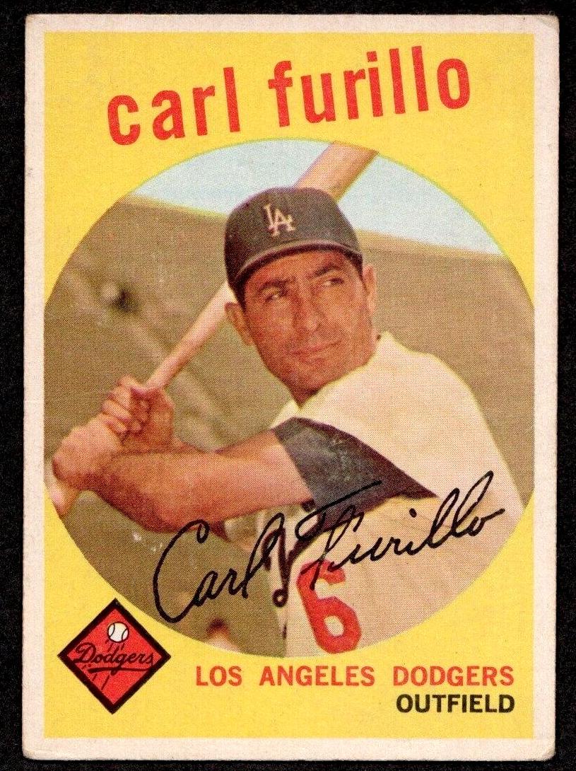 1959 Topps Baseball Carl Furillo #206