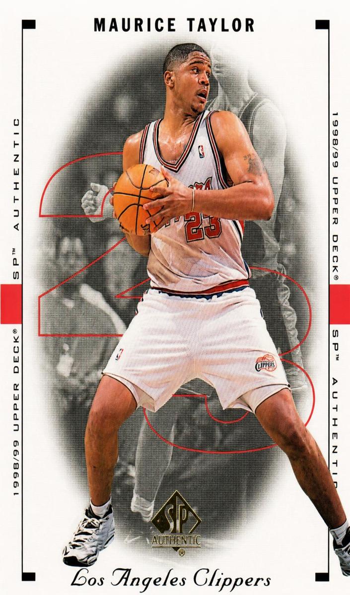 1998 SP Authentic Basketball Maurice Taylor #43 PSA 9
