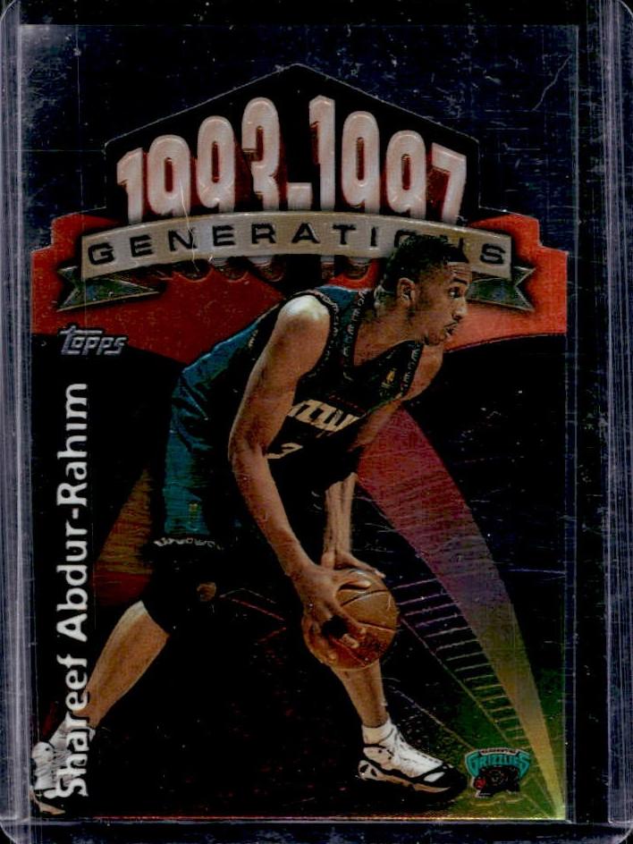 1997 Topps Basketball Shareef Abdur-Rahim #G27