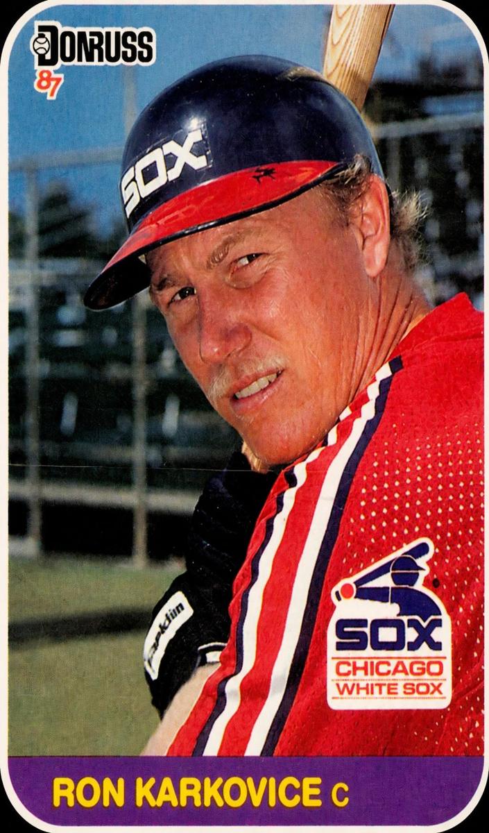 1987 Donruss Baseball Ron Karkovice #334