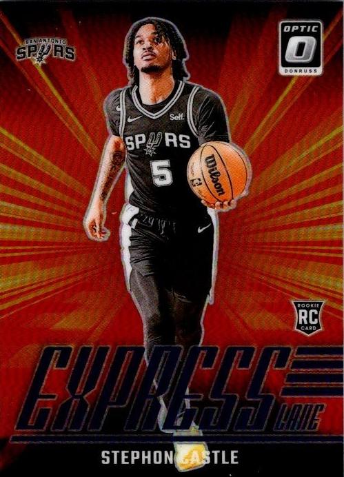 2024 Donruss Optic Basketball Purple Stephon Castle #1 RAW Ungraded