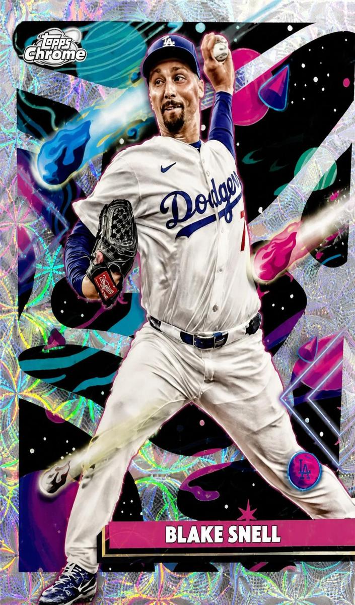 2025 Topps Cosmic Chrome Baseball Nucleus Refractor Blake Snell #131