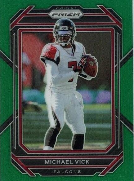 2022 Panini Prizm Football Green Michael Vick #18