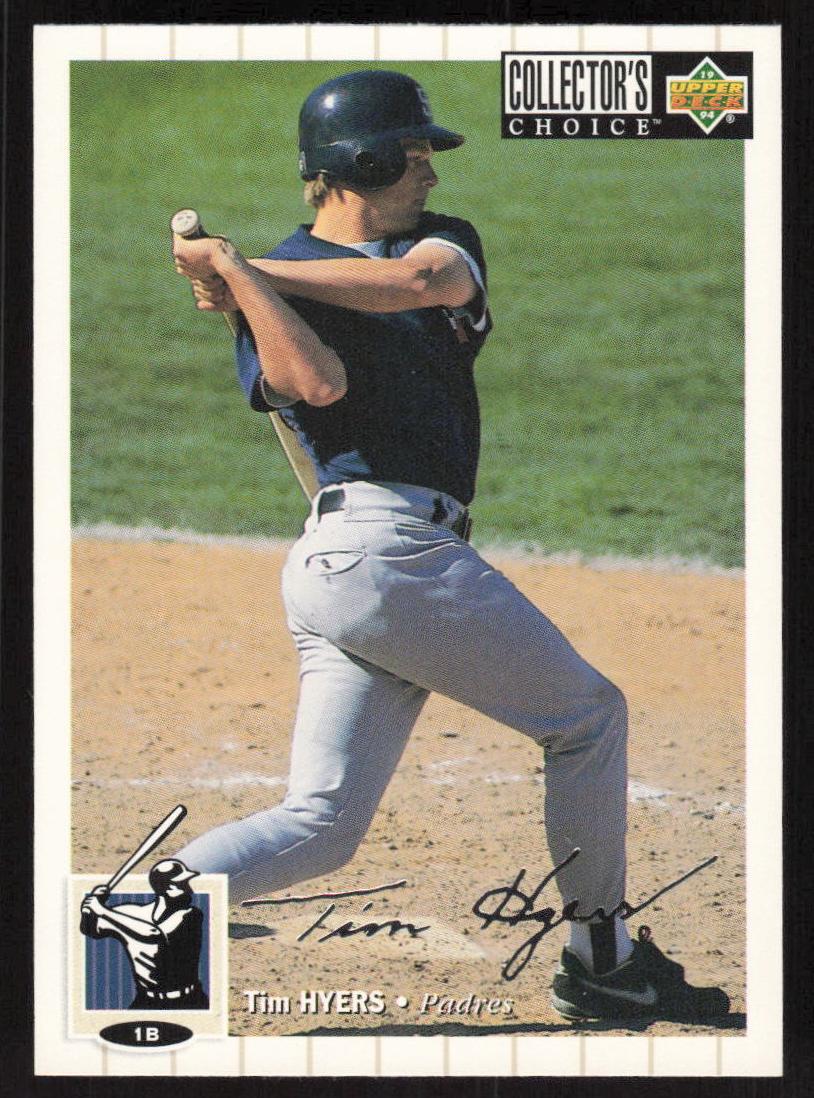 1994 Upper Deck Collector's Choice Baseball Silver Signature Tim Hyers #612