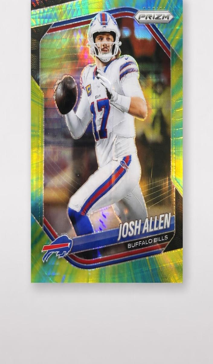2025 Panini Prizm Football Hyper Josh Allen #167