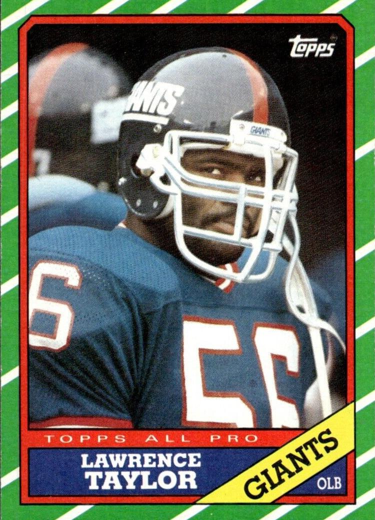 1986 Topps Football Lawrence Taylor #151 RAW Ungraded