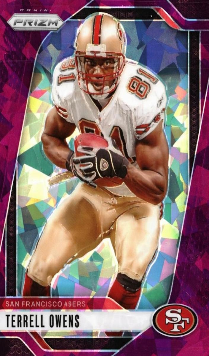 2024 Panini Prizm Football Purple Ice Terrell Owens #257