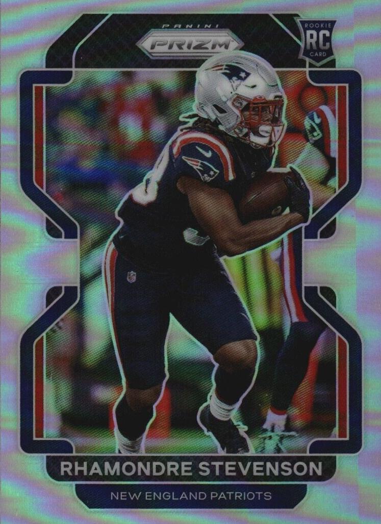 2021 Panini Prizm Football Silver Rhamondre Stevenson #367 PSA 10