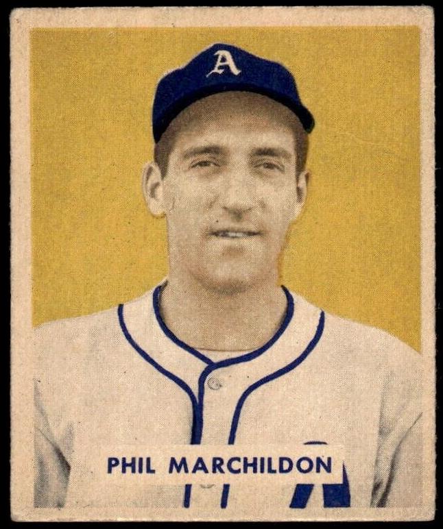 1949 Bowman Baseball Phil Marchildon #187 PSA 6