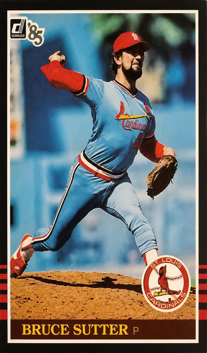 1985 Donruss Baseball Bruce Sutter #109