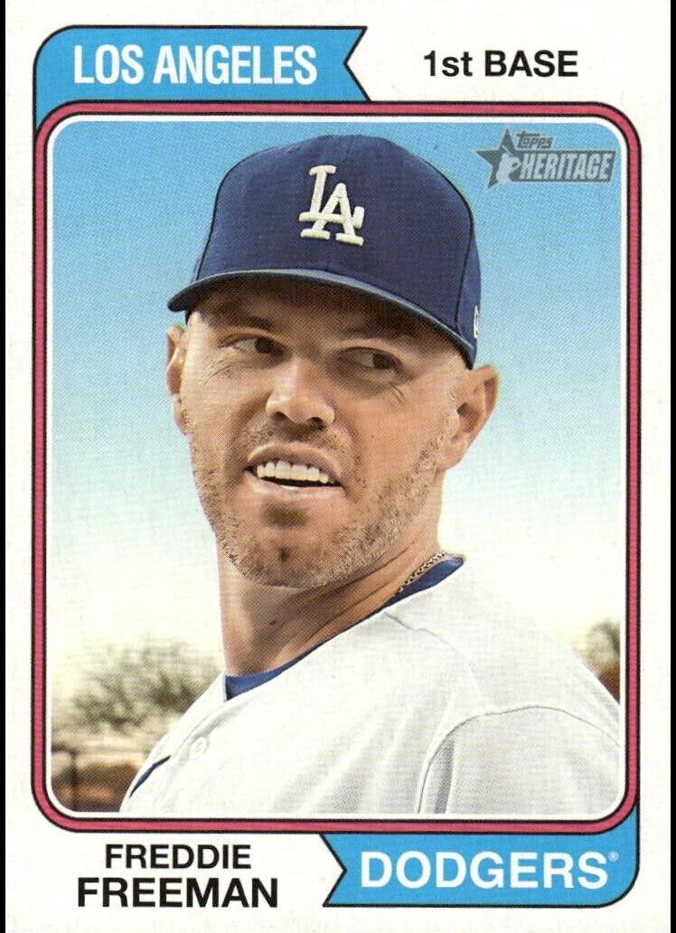 2023 Topps Heritage Baseball Freddie Freeman #377 SGC 10