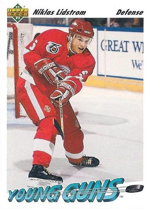 1991 Upper Deck Hockey Niklas Lidstrom #587