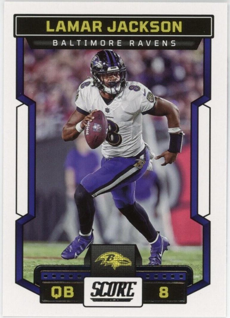 2023 Panini Score Football Lamar Jackson #188