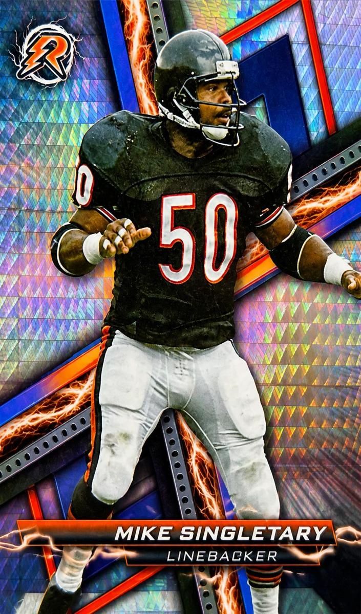 2023 Topps Composite Football Prism Refractor Mike Singletary #71