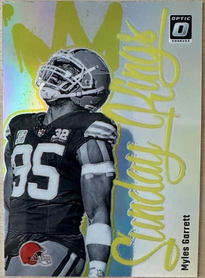 2024 Donruss Optic Football Myles Garrett #3 SGC 9.5