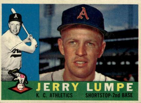 1960 Topps Baseball Jerry Lumpe #290 PSA 8
