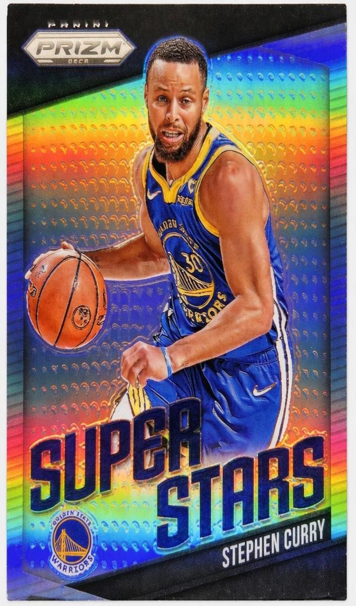 2024 Panini Prizm Deca Basketball Silver Stephen Curry #4 PSA 9