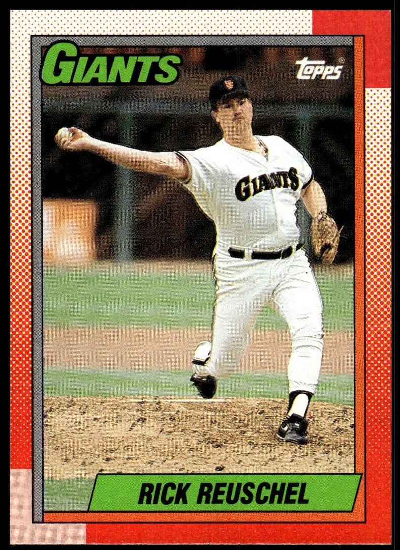 1990 Topps Baseball Rick Reuschel #190