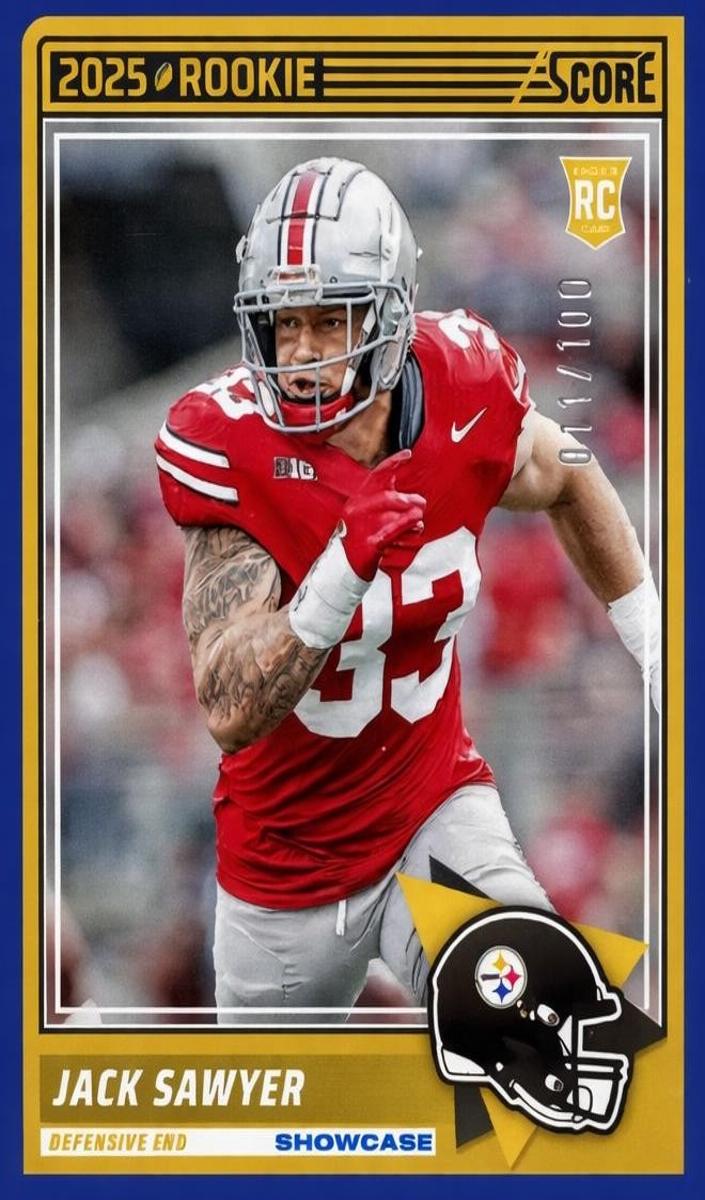 2025 Panini Score Football Showcase Jack Sawyer #83