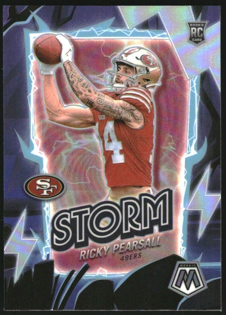 2024 Panini Mosaic Football Silver Ricky Pearsall #8 PSA 10