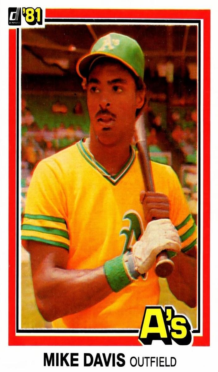 1981 Donruss Baseball Mike Davis #470
