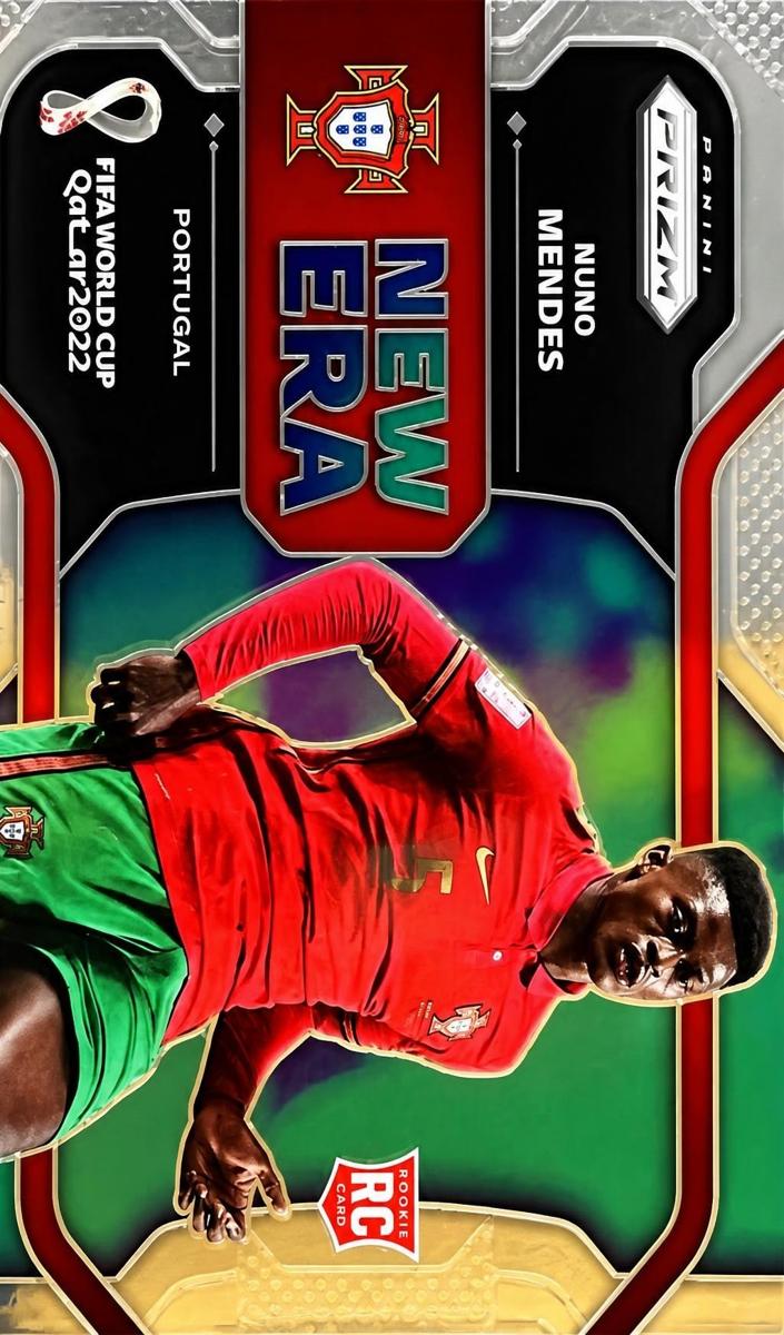 2022 Panini Prizm FIFA World Cup Qatar Soccer Nuno Mendes #17