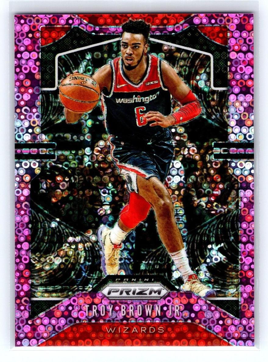 2019 Panini Prizm Basketball Fast Break Pink Troy Brown Jr. #196
