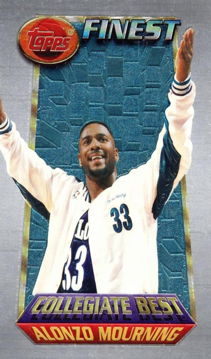 1994 Topps Finest Basketball Alonzo Mourning #230 PSA 10