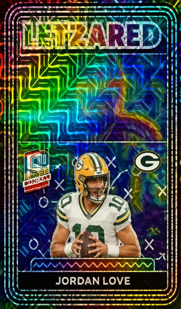 2023 Panini Spectra Football Meta Jordan Love #I-JL PSA 9
