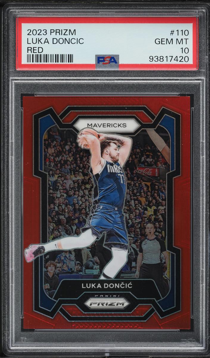 2023 Panini Prizm Basketball Red Luka Doncic #110