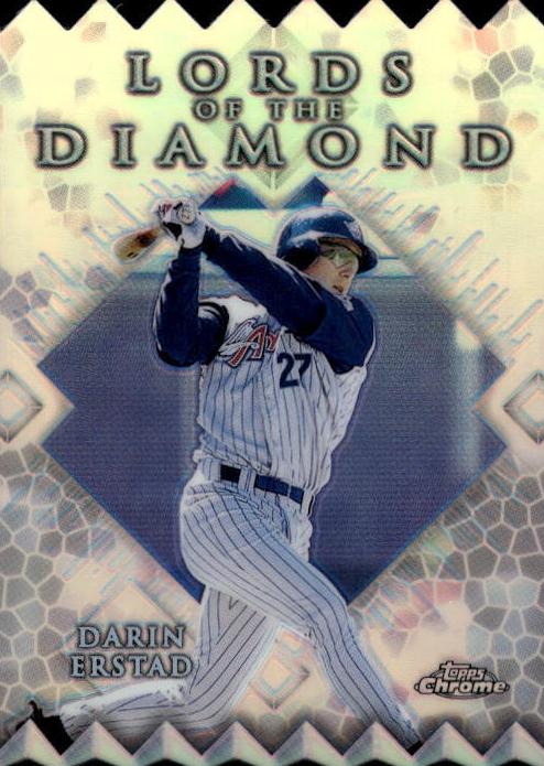 1999 Topps Chrome Baseball Refractor Darin Erstad #LD11 PSA 5