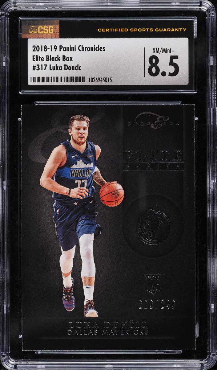 2018 Panini Chronicles Basketball Luka Doncic #317 BGS 8.5