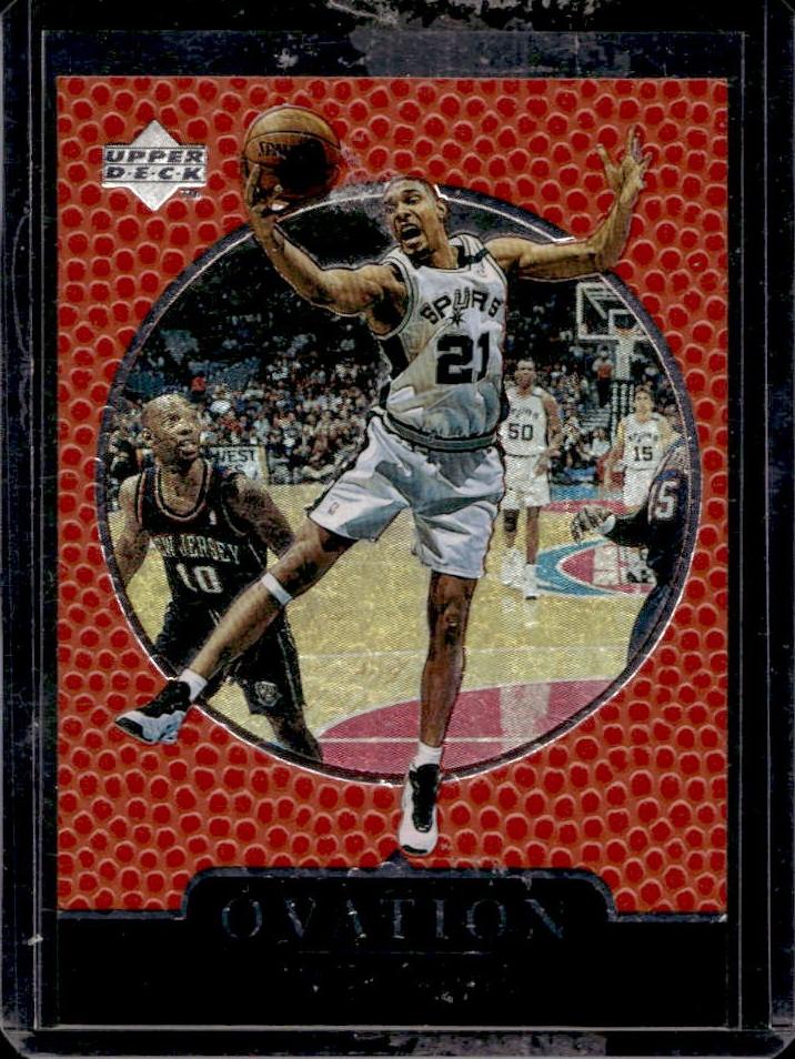1998 Upper Deck Ovation Basketball Tim Duncan #59 PSA 9