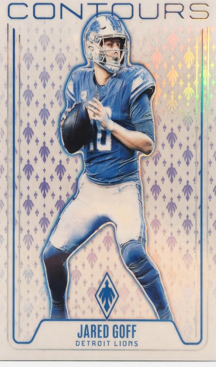 2024 Panini Phoenix Football Purple Jared Goff #CON-JGF
