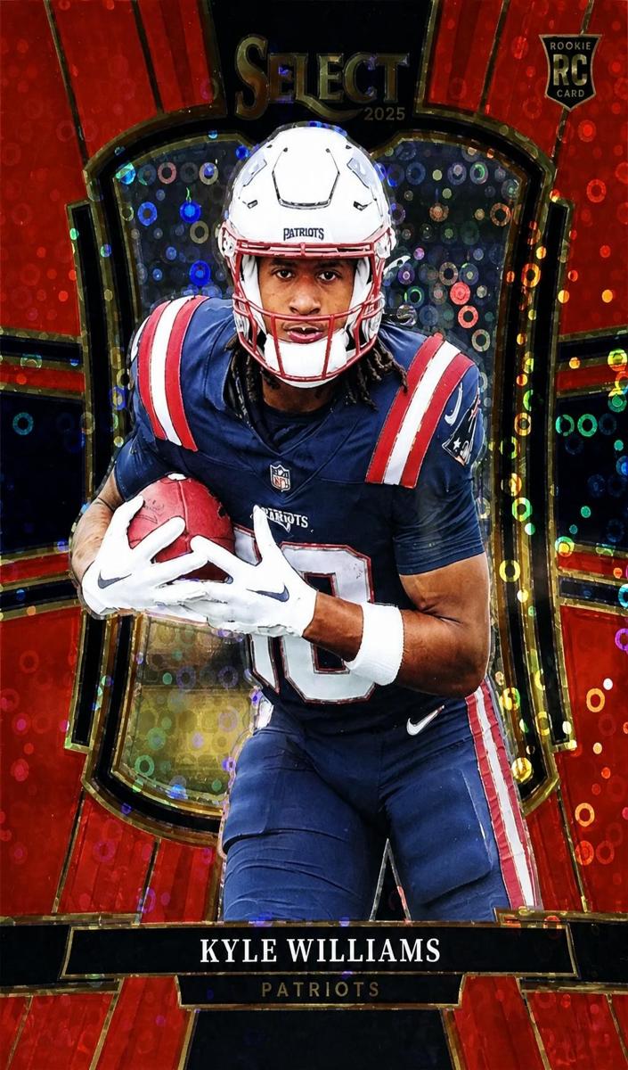 2025 Panini Select Football Red Disco Kyle Williams #178