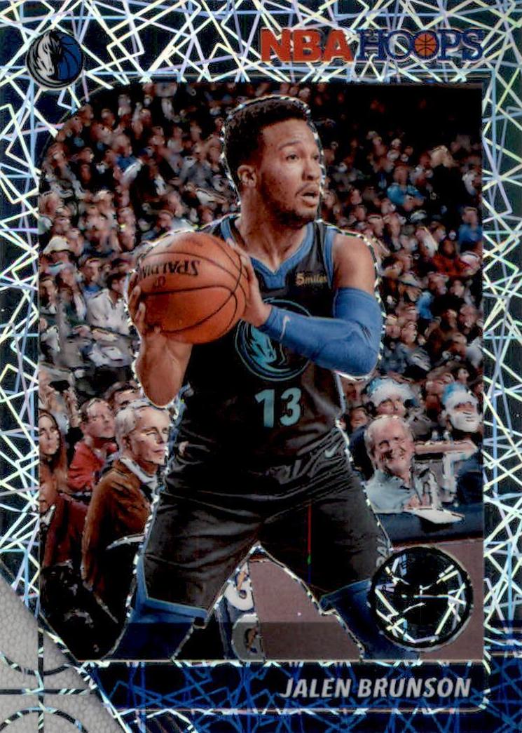 2019 Panini Hoops Premium Stock Basketball Silver Laser Jalen Brunson #42