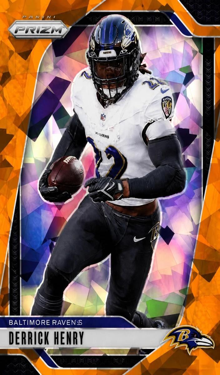 2024 Panini Prizm Football Orange Ice Derrick Henry #20
