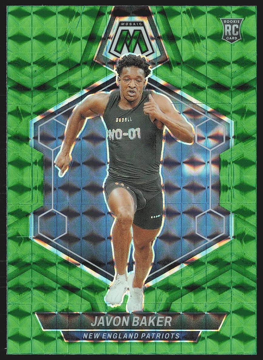 2024 Panini Mosaic Football Green Javon Baker #380