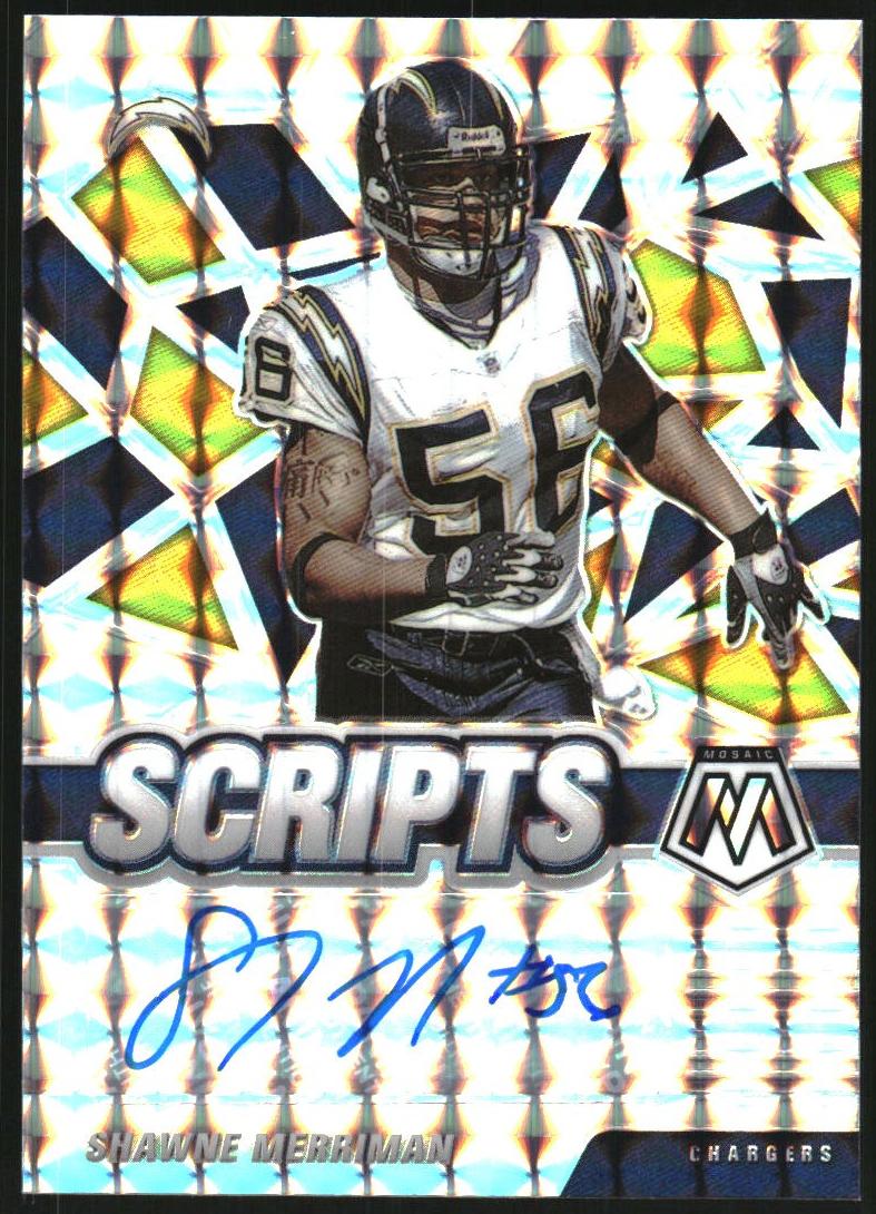 2021 Panini Mosaic Football Shawne Merriman #S-SHM