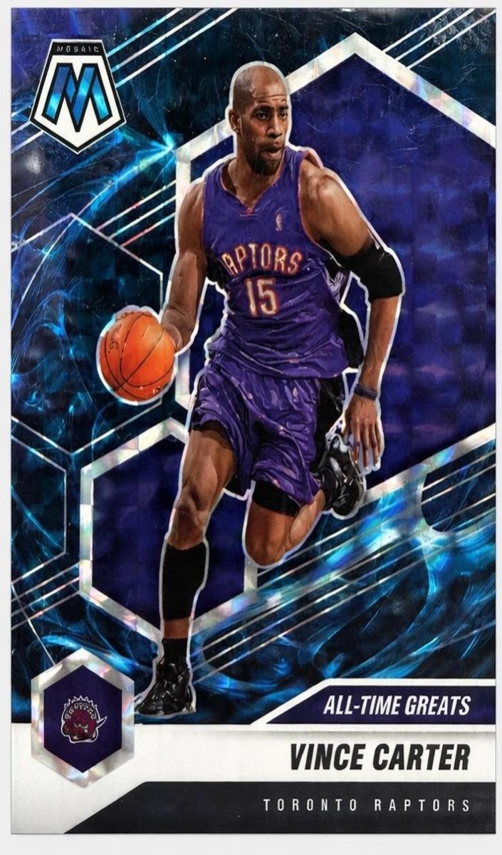 2020 Panini Mosaic Basketball Genesis Vince Carter #290 PSA 9